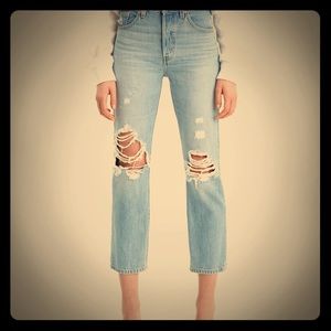 Levi’s 501 straight cropped women’s jeans